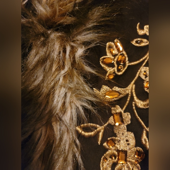 Brown Faux Fur Vest International Concepts Warm Confortable.2X - Picture 8 of 8